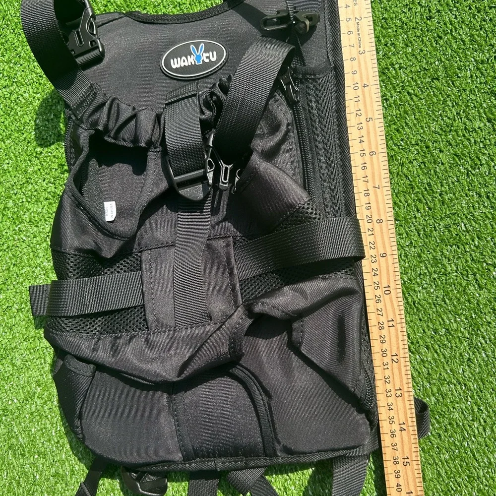 Wakytu 2.0 Dog Carrier Front Or Back Backpack Medium Black NWOT